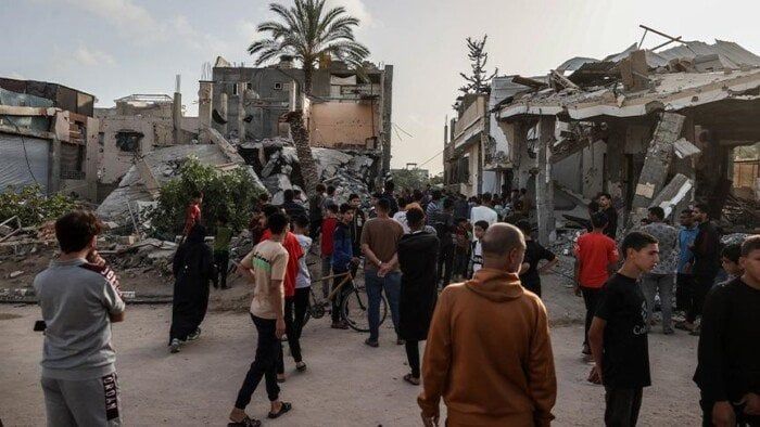 تجدد القصف الإسرائيلي على وسط مدينة خان يونس جنوبي قطاع غزة