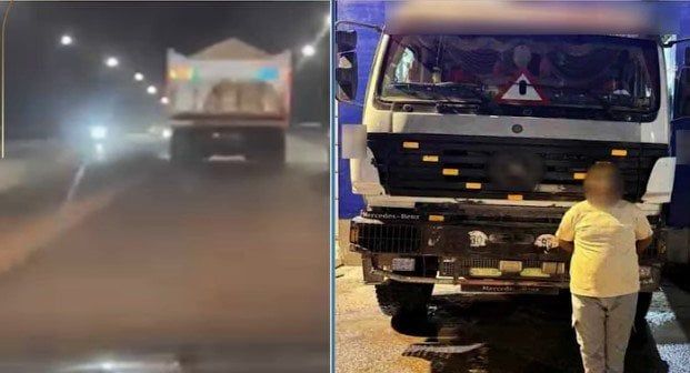 الداخلية تكشف ملابسات سير سيارة نقل «بدون لوحات معدنية» أعلى كوبرى بلبيس بالشرقية