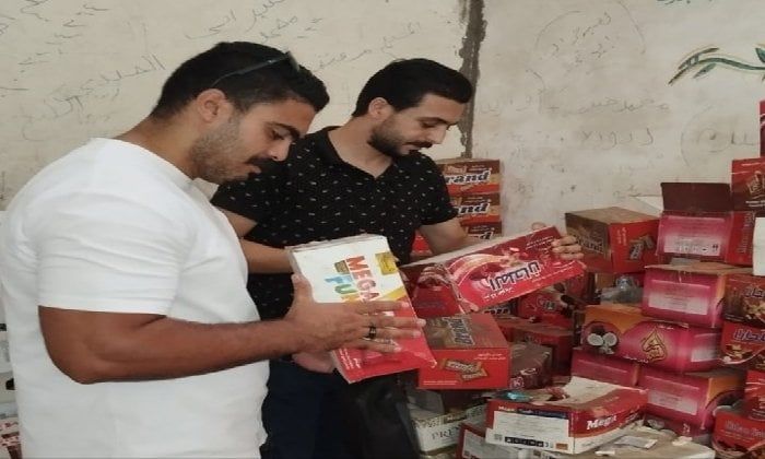 ضبط كميات كبيرة من الأغذية غير الصالحة للاستهلاك الآدمي بالغربية