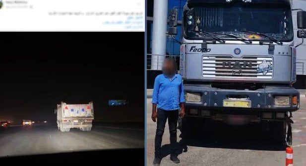 «سرعة ورعونة بالطريق».. القبض على سائق بدون رخصة في طريق الواحات | فيديو