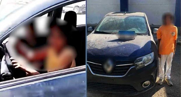 «خدها من ورا أبوه».. القبض على طفل قاد سيارة في بني سويف الجديدة
