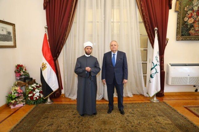 رئيس مجلس الدولة يشيد بالدور الأوقاف في الحفاظ على المجتمع المصري من التطرف الفكري