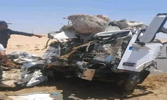 شهداء لقمة العيش.. مصرع وإصابة 6أشخاص من الشرقية في تصادم بصحراوي الإسماعيلية