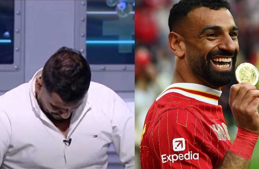 من نجم منتخب مصر إلى عامل في مقهى.. محمد صبحي يبكي بسبب تجاهل صلاح (فيديو)