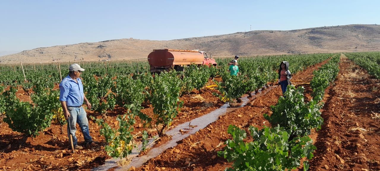 إستعانة بمياه الصهاريج.