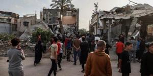 تجدد القصف الإسرائيلي على وسط مدينة خان يونس جنوبي قطاع غزة - ايجي سبورت