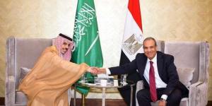 وزير الخارجية والهجرة يستقبل نظيره السعودي بمدينة العلمين  - ايجي سبورت