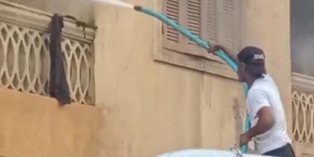شركة مياه مطروح تتدخل لإخماد حريق في منطقة زاهر جلال - ايجي سبورت