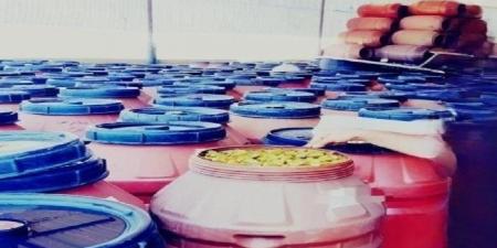 داخل مصنع «بير سلم».. ضبط 100طن مخللات مجهولة المصدر بوادي النطرون - ايجي سبورت