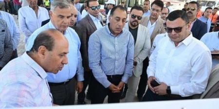 رئيس الوزراء يتفقد مشروع إنشاء محور السادات كوبري 45 بالإسكندرية - ايجي سبورت