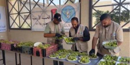 "الخيرية الهاشمية" توزع الفواكه على مرضى الكلى بمستشفى شهداء الأقصى في دير البلح - ايجي سبورت