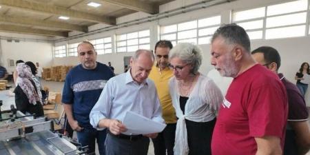 وزيرة التربية تفقدت مركز تصحيح مسابقات الإمتحانات الرسمية في بئر حسن - ايجي سبورت