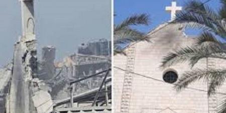 بطريركية القدس للاتين اعلنت زيارة لوفد كنسي إلى غزة بعد ضربة إسرائيلية أصابت كنيسة - ايجي سبورت