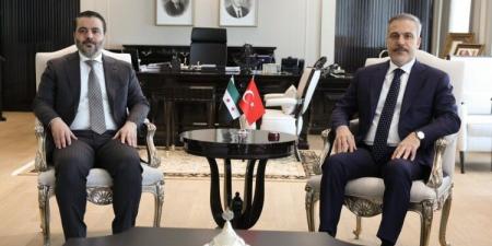 فيدان أكد للشيباني دعم تركيا لوحدة أراضي سوريا واستعدادها للمساهمة بإرساء الاستقرار فيها - ايجي سبورت