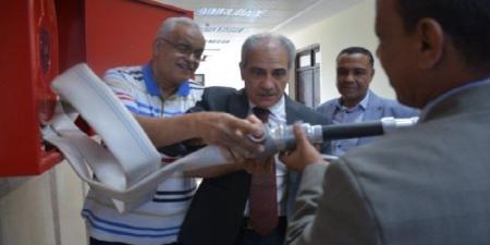 جامعة أسوان تعزز منظومة الإطفاء والسلامة المهنية لحماية المنشآت والأرواح - ايجي سبورت