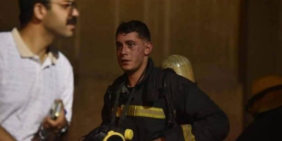 مصر.. انتصار السيسي تشيد بشجاعة بطل إخماد حريق سنترال رمسيس - ايجي سبورت