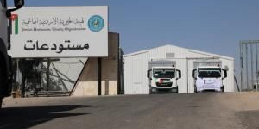 قافلة مساعدات أردنية جديدة من 50 شاحنة إلى غزة - ايجي سبورت