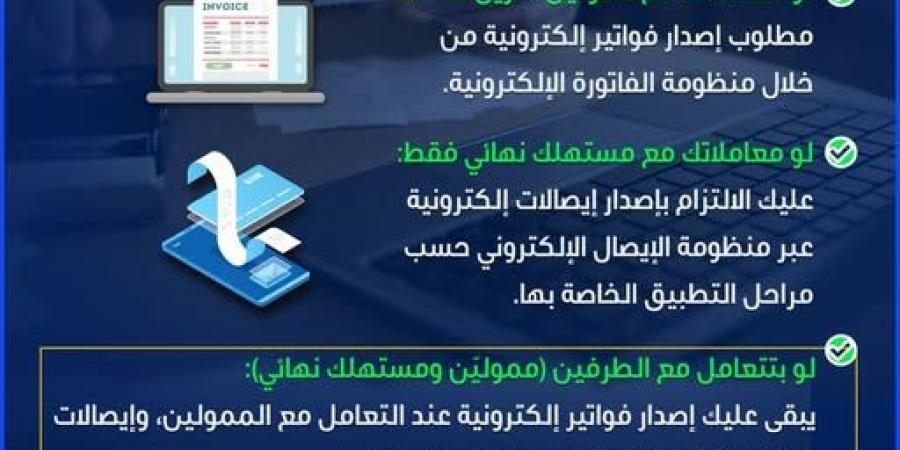لتسهيل معاملتك. "الضرائب" توضح ضوابط الفاتورة والإيصال الإلكتروني - ايجي سبورت
