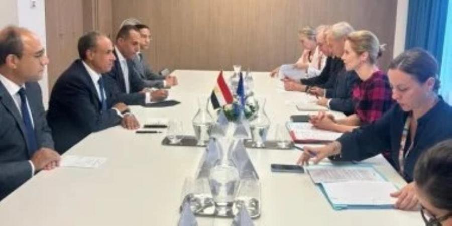 وزير الخارجية يستعرض جهود مصر للتوصل لوقف إطلاق نار في غزة - ايجي سبورت