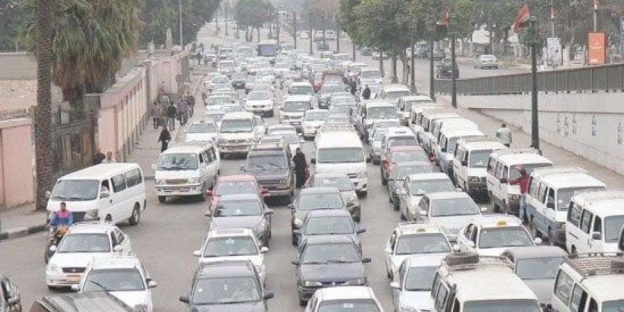 اعرف طريقك.. تكدس حركة السيارات على أغلب شوارع وميادين القاهرة والجيزة - ايجي سبورت