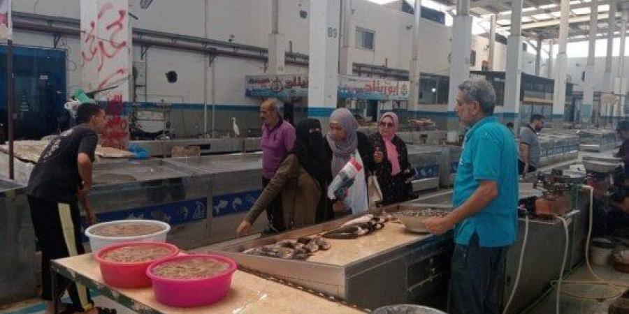 محافظ الإسماعيلية يتابع جهود إدارة شئون البيئة في تعزيز الاستدامة البيئية بسوق السمك - ايجي سبورت