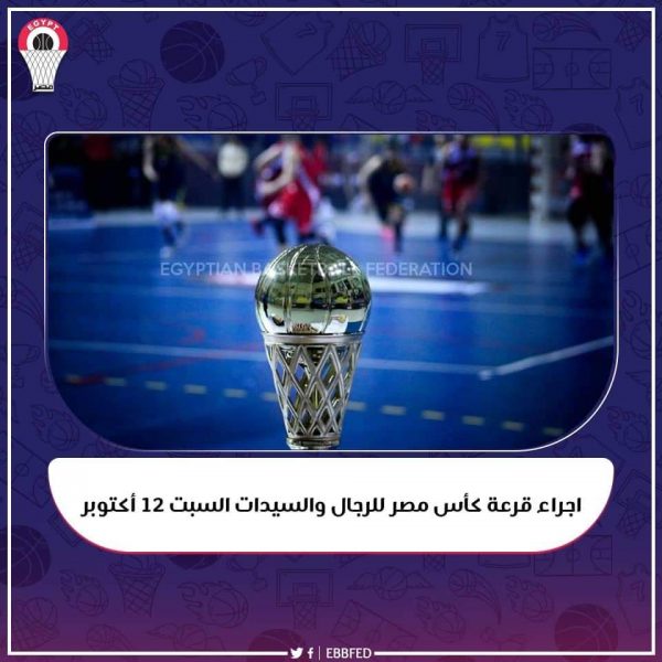 قرعة كأس مصر لكرة السلة ١٢ أكتوبر