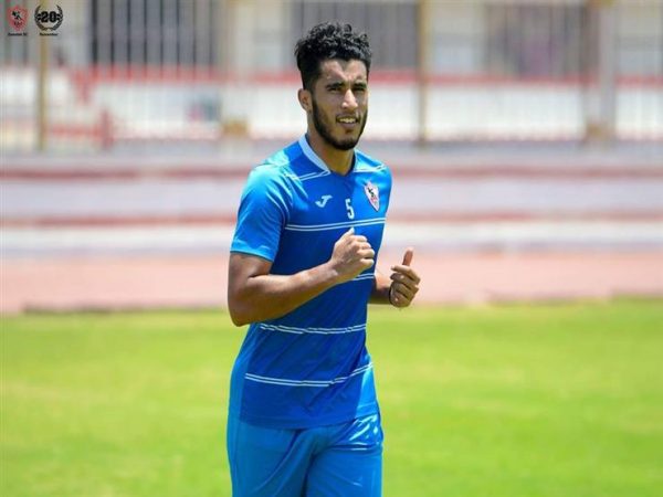 إصابة محمد حسن لاعب الزمالك بفيروس كورونا 