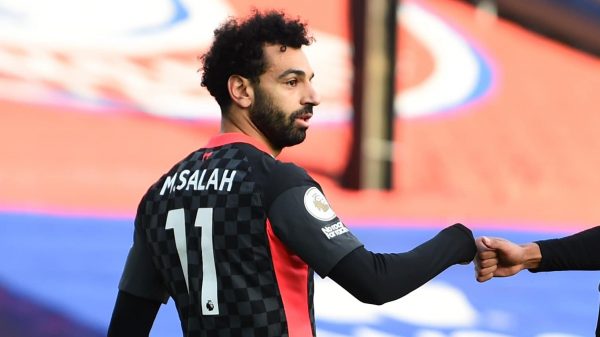محمد صلاح يتصدر ترتيب هدافي الدوري الإنجليزي بعد مباراة ليفربول وكريستال بالاس