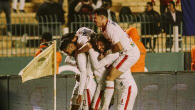 نتيجة مباراة الزمالك الان ضد غزل المحلة في الدوري المصري 