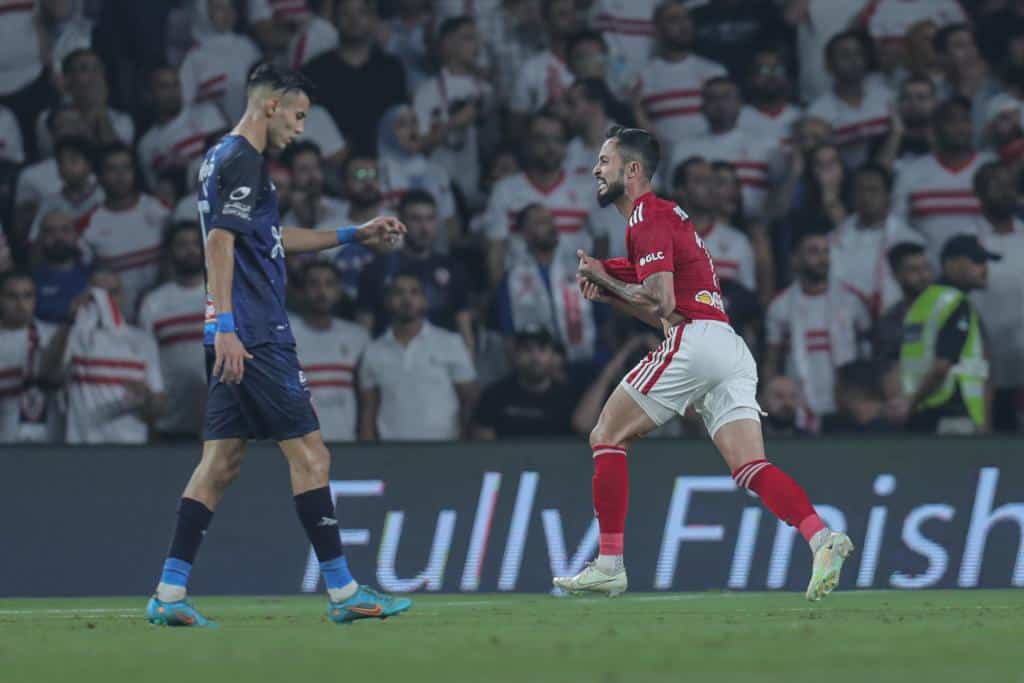 برونو سافيو يسجل هدف الأهلي الأول في السوبر المصري